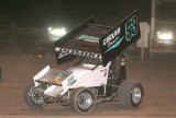 Michael Pombo and his car No. 53 will likely be in contention Saturday night at the Keller Auto Speedway.